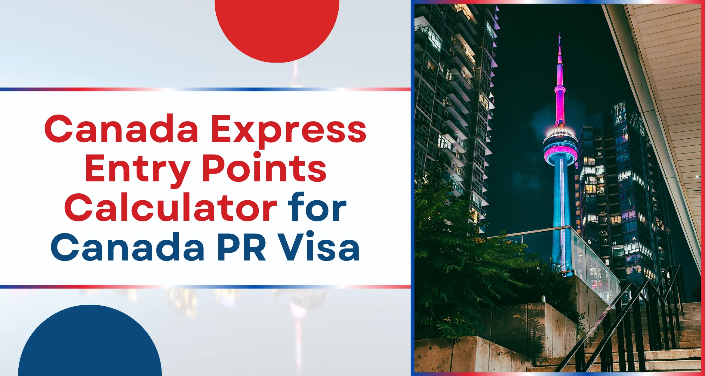 Canada Express Entry Points Calculator for Canada PR Visa