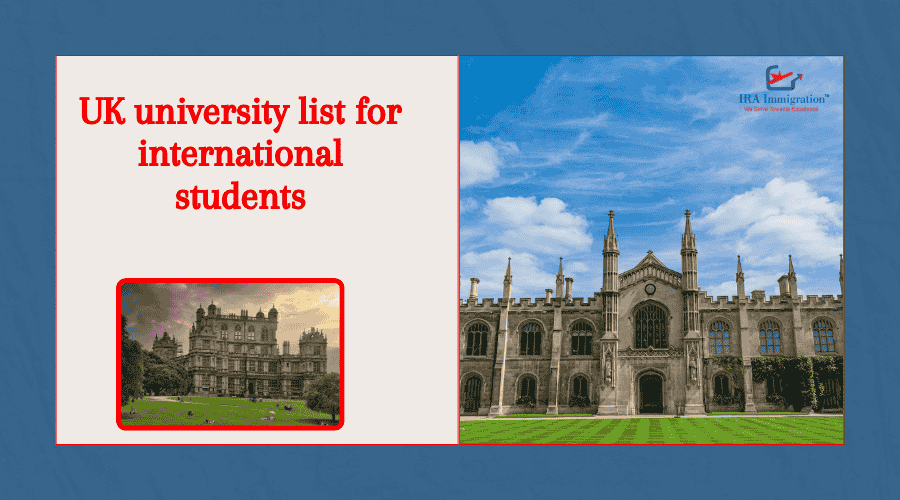 UK university list for international students