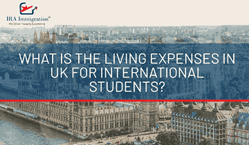 What is the living expenses in UK for international students?